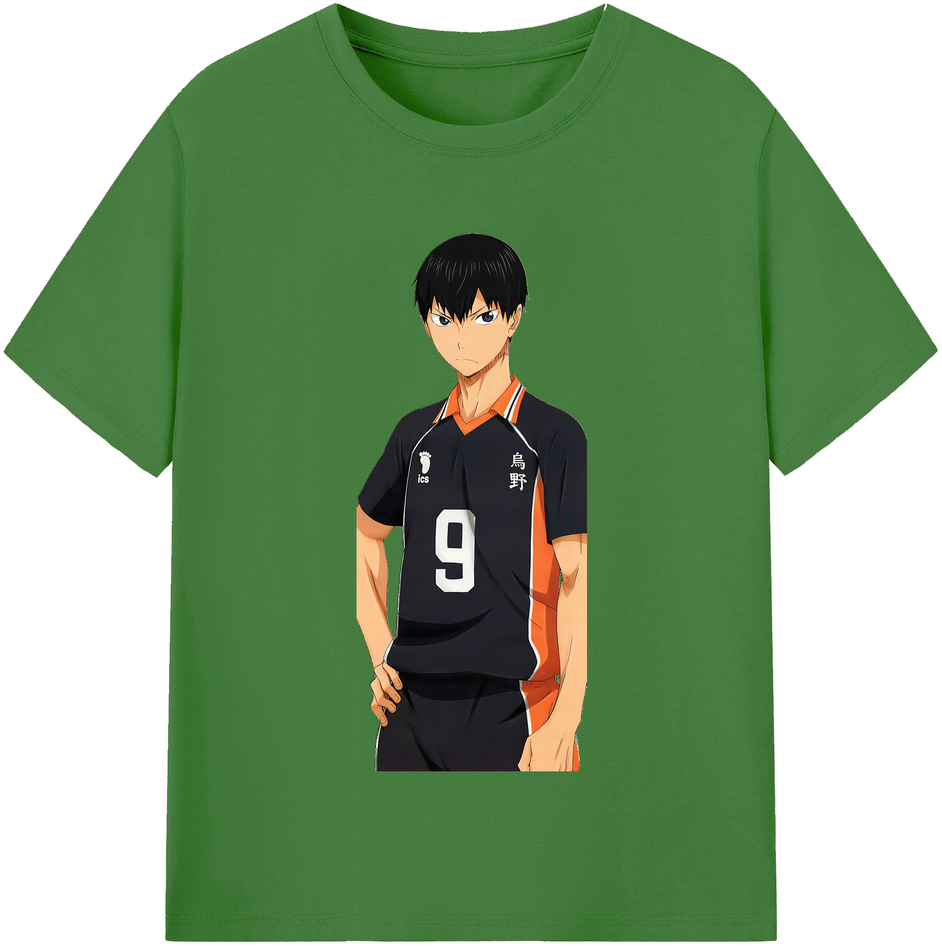 （画像用） ハイキュー!! Haikyu!! レディースカジュアルプリントTシャツ（綿100％）